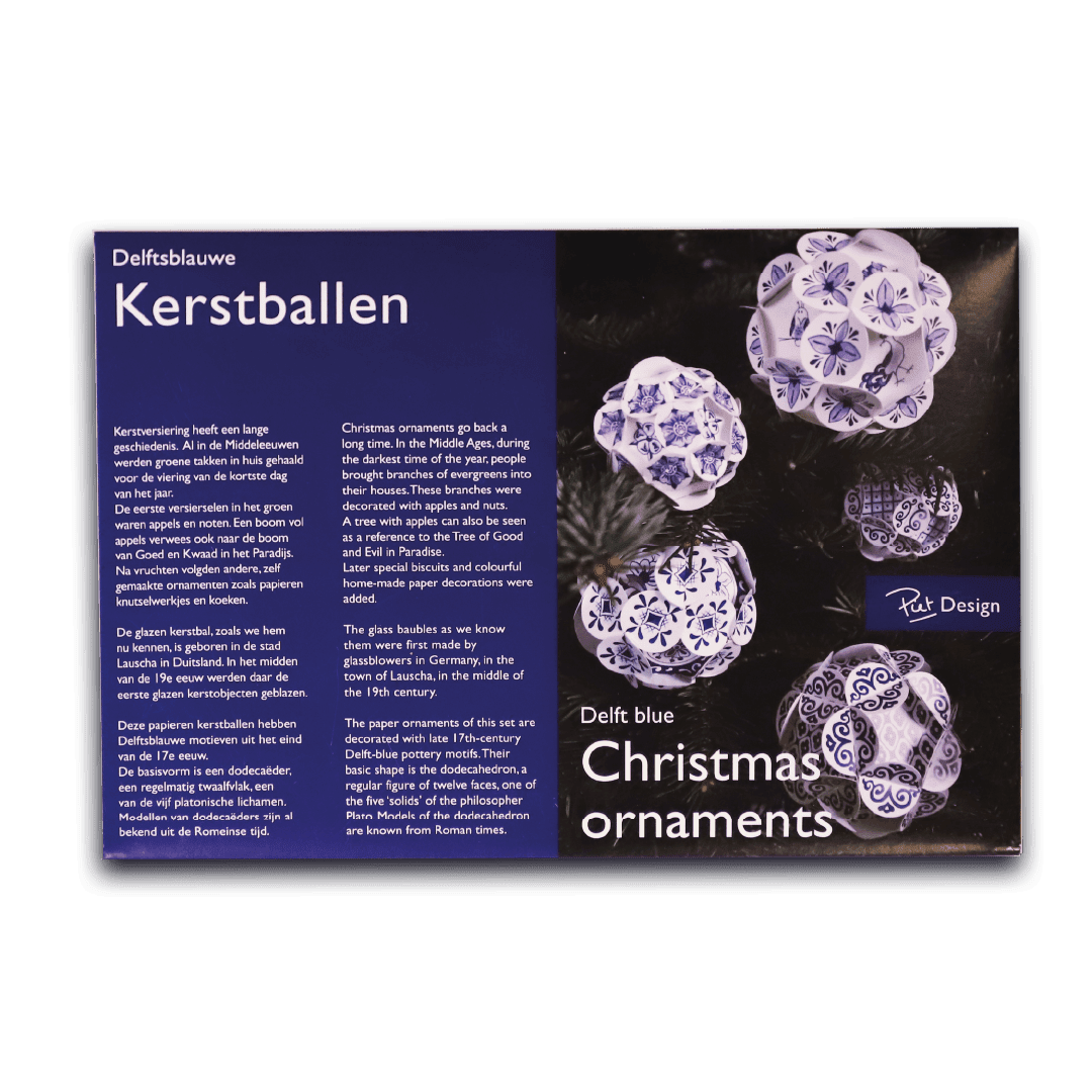 Do it yourself Christmas balls by Piet Design Creative Bloempiramide 