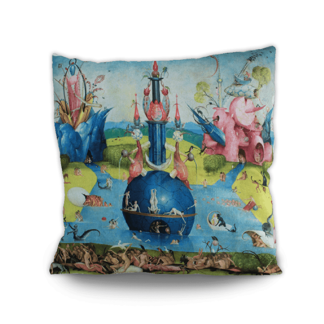Cushion Cover, 45x45cm, Garden of Earthly Delights Chair & Sofa Cushions Dutch Master Shop 