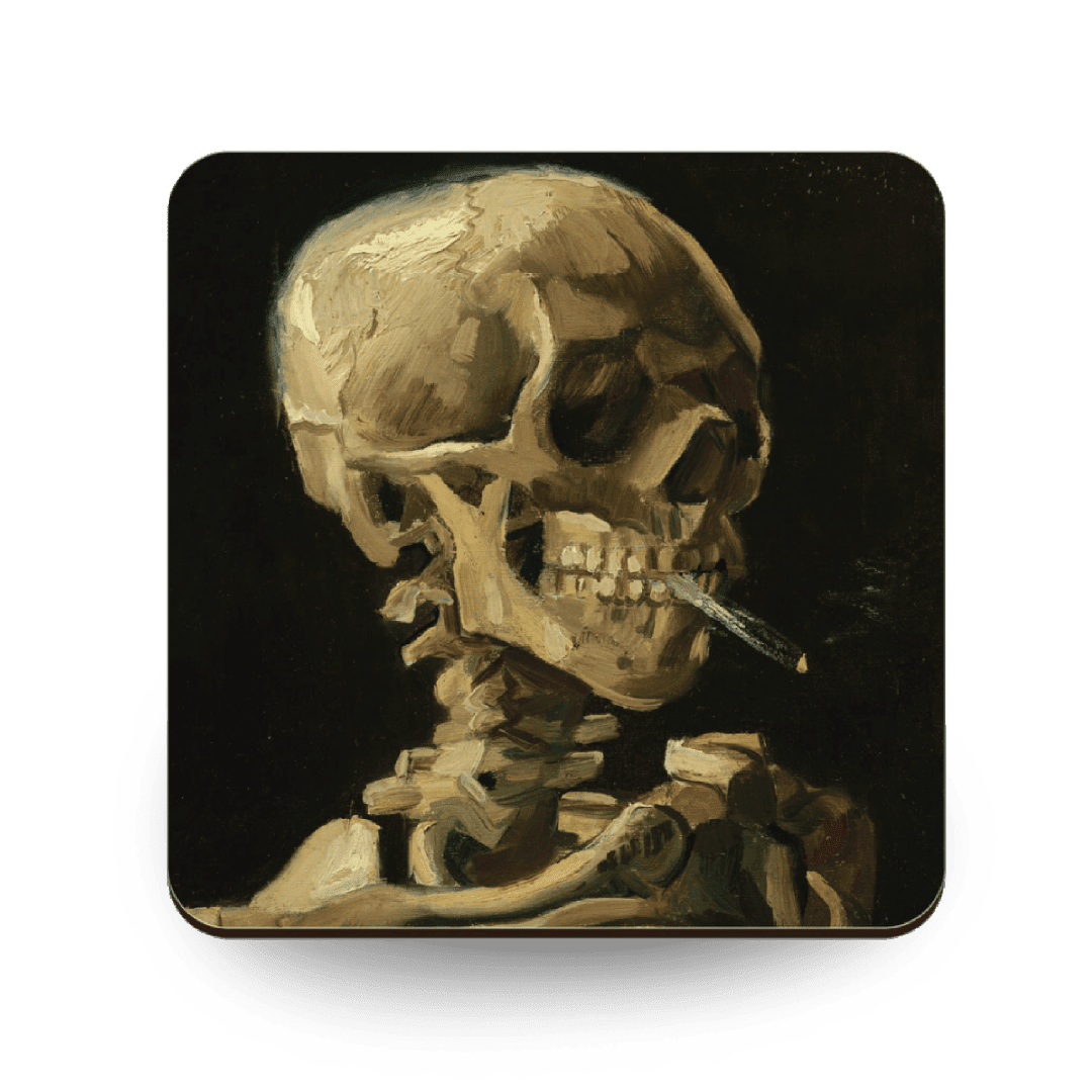 Vincent Van Gogh Head of a Skeleton Coaster Coaster Coaster Van Gogh Head of a Skeleton 694581 
