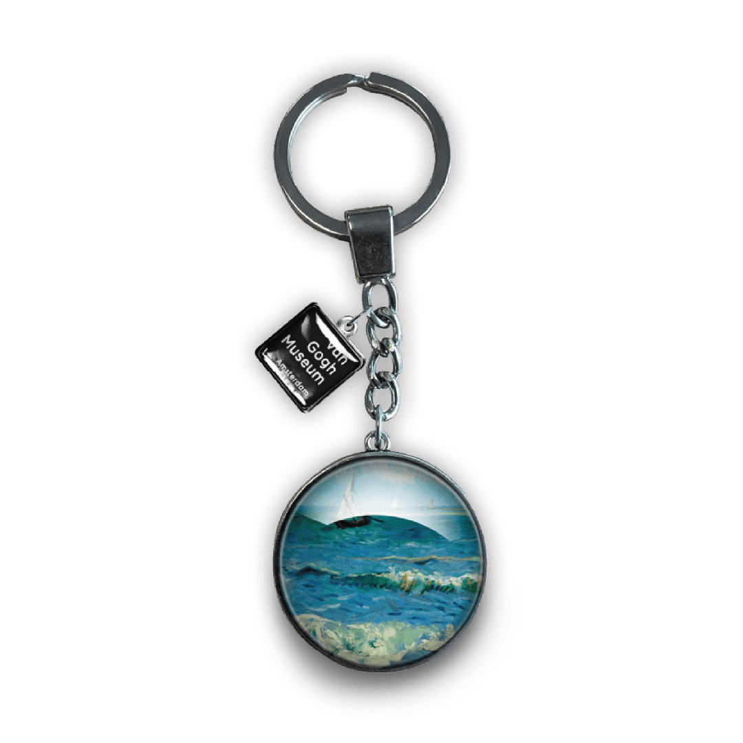 Vincent Van Gogh Seascape Keychain Keychain Sleutelhanger glas Van Gogh Seascape 600025 