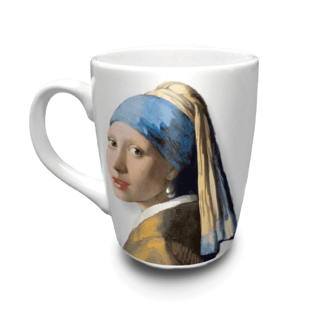 Johannes Vermeer Girl With a Pearl Earring Mug Mug Mok relax Vermeer Meisje met de Parel 502064 