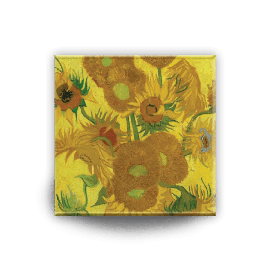 Van Gogh Sunflowers Napkins Napkins Servetten: Sunflowers, Vincent van Gogh, Van Gogh Museum 